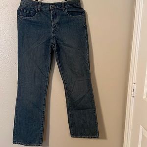 Denim boot cut jeans